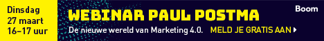 Webinar ‘De nieuwe wereld van Marketing 4.0’ door Paul Postma